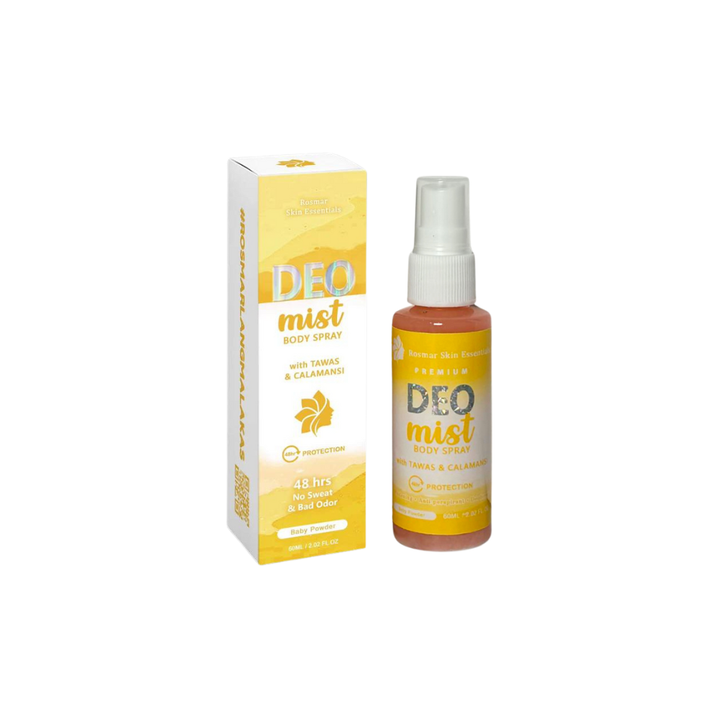 Rosmar Premium Deo Mist Body Spray with Tawas & Calamansi