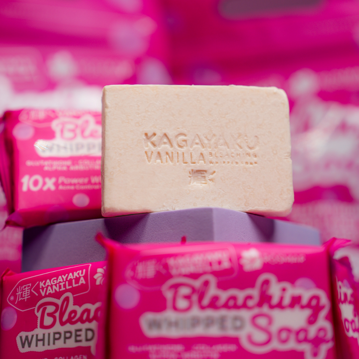 Kagayaku Bleaching Whipped Soap - Vanilla 75g