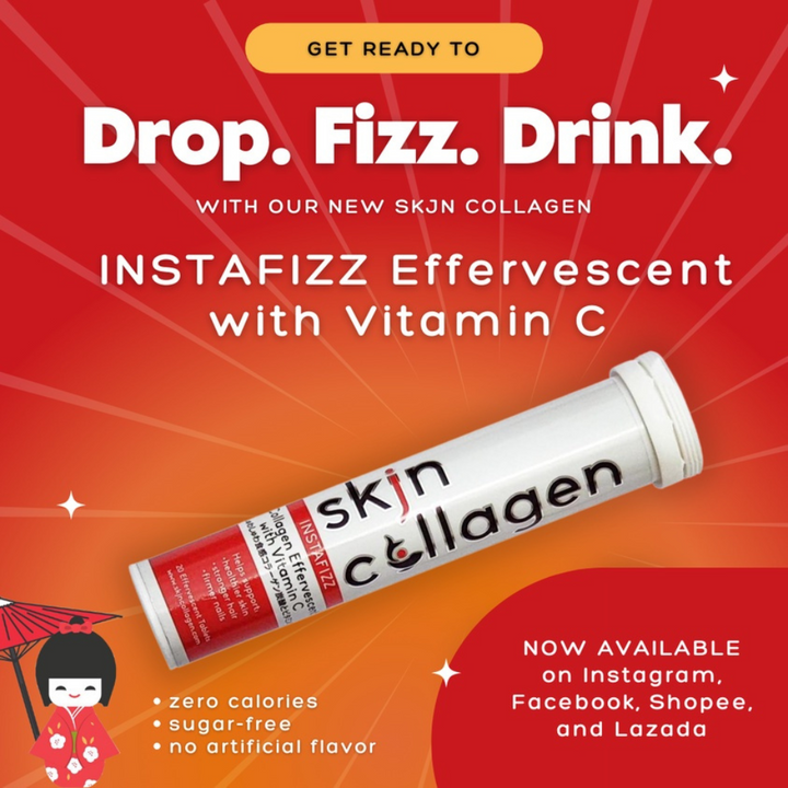 SKJN Collagen Instafizz Effervescent Slimming Beau-tea Drink w/ Vitamin C