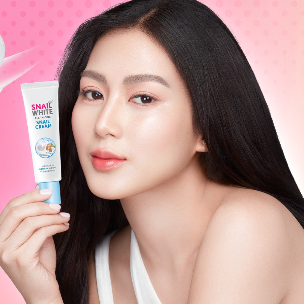 SNAILWHITE All-in-one Snail Cream- For smooth and hydrated skin 30ml