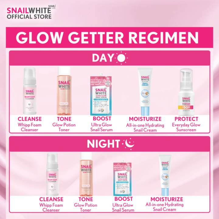 SNAILWHITE Ultra Glow Snail Serum- For radiant and glowing skin 30ml