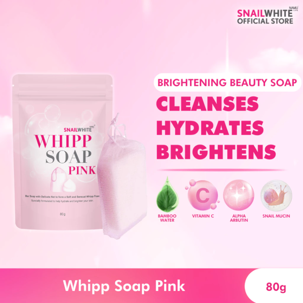 Snailwhite Whipp Soap Pink - 80g
