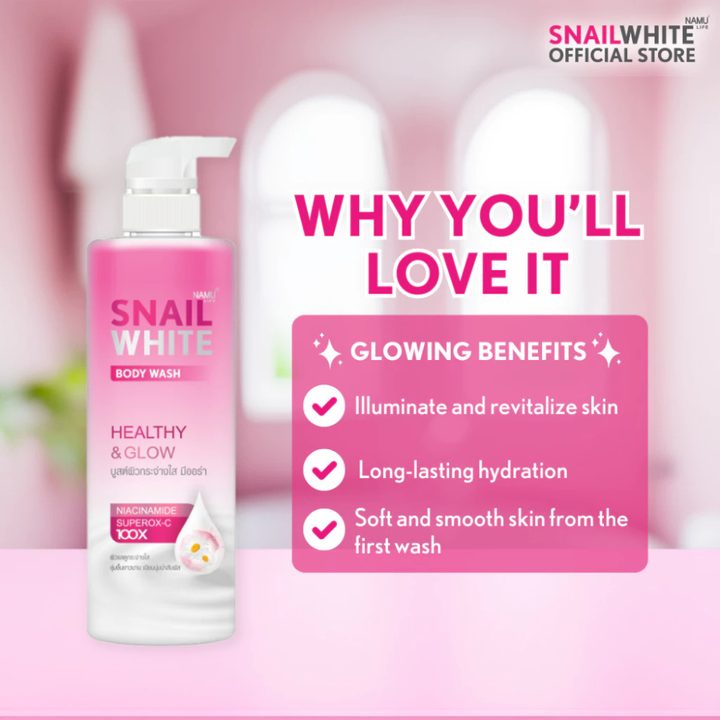 Snailwhite Healthy and Glow Body Wash 500ml