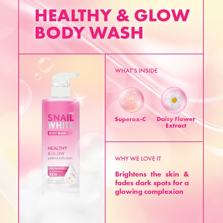 Snailwhite Healthy and Glow Body Wash 500ml