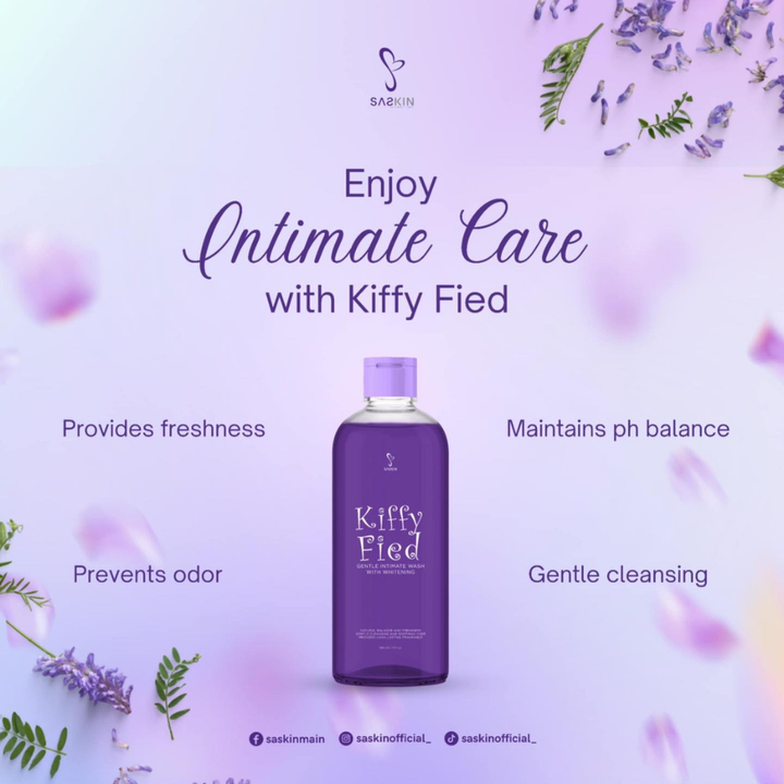 Saskin Kiffy Fied Gentle Intimate Wash with Whitening