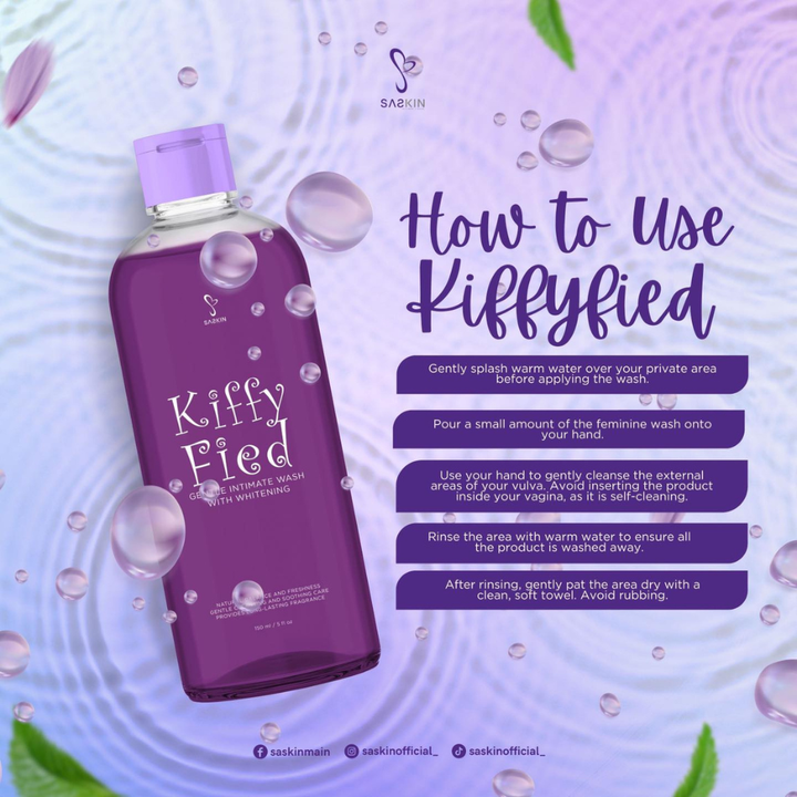 Saskin Kiffy Fied Gentle Intimate Wash with Whitening