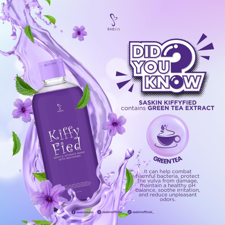Saskin Kiffy Fied Gentle Intimate Wash with Whitening