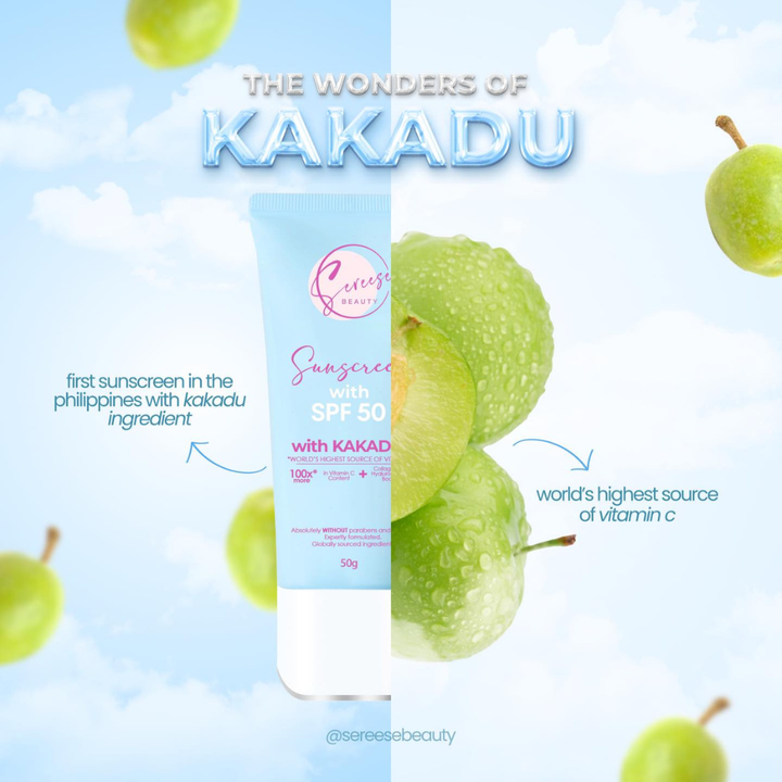 Sereese Beauty Sunscreen with SPF50 with Kadaku 50g
