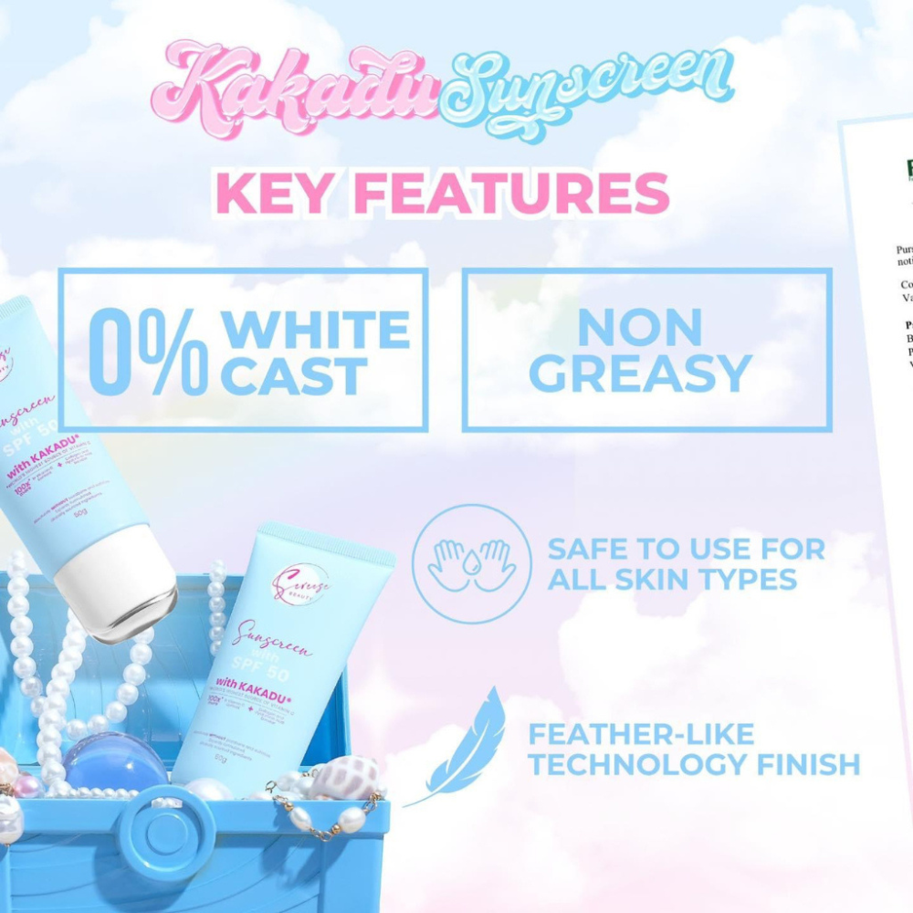 Sereese Beauty Sunscreen with SPF50 with Kadaku 50g