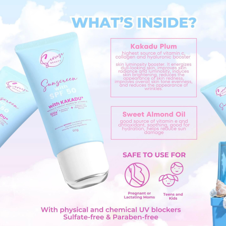 Sunscreen with SPF50 with Kadaku 50g