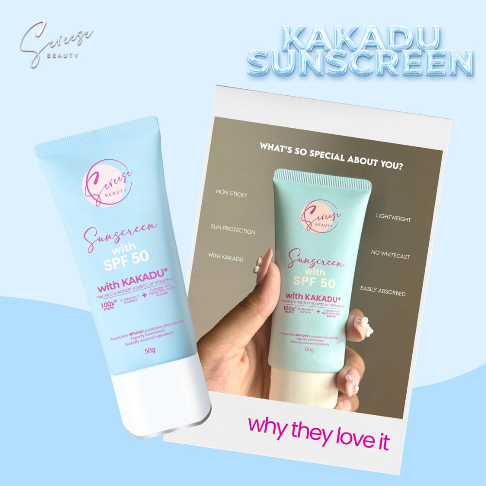 Sereese Beauty Sunscreen with SPF50 with Kadaku 50g