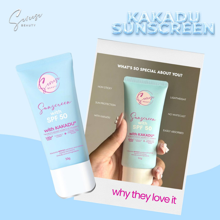 Sereese Beauty Sunscreen with SPF50 with Kadaku 50g