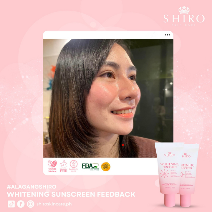 Shiro Whitening Sunscreen with SPF 50&nbsp;