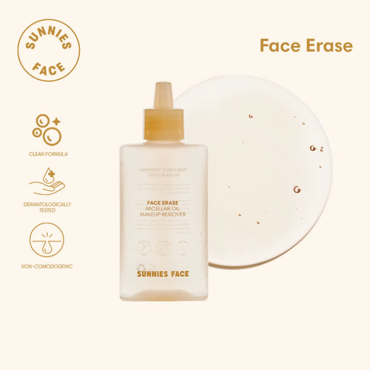 Sunnies Face Face Erase: Mineral Oil Makeup Remover