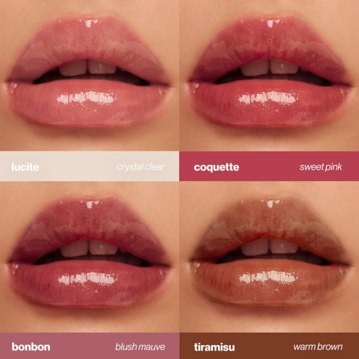 Sunnies Face Lip Glaze - a peptide lip treatment Lip Swatches 
