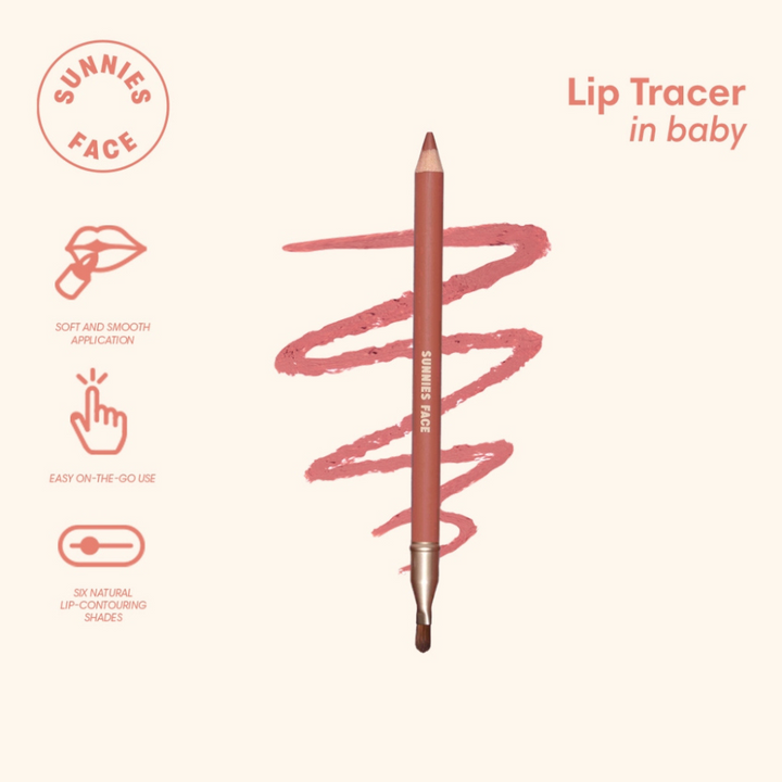 Sunnies Face Lip Tracer -Baby /pink peach