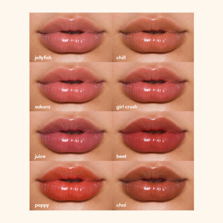 Sunnies Face Lip Treat - Beet Lip Swatches

