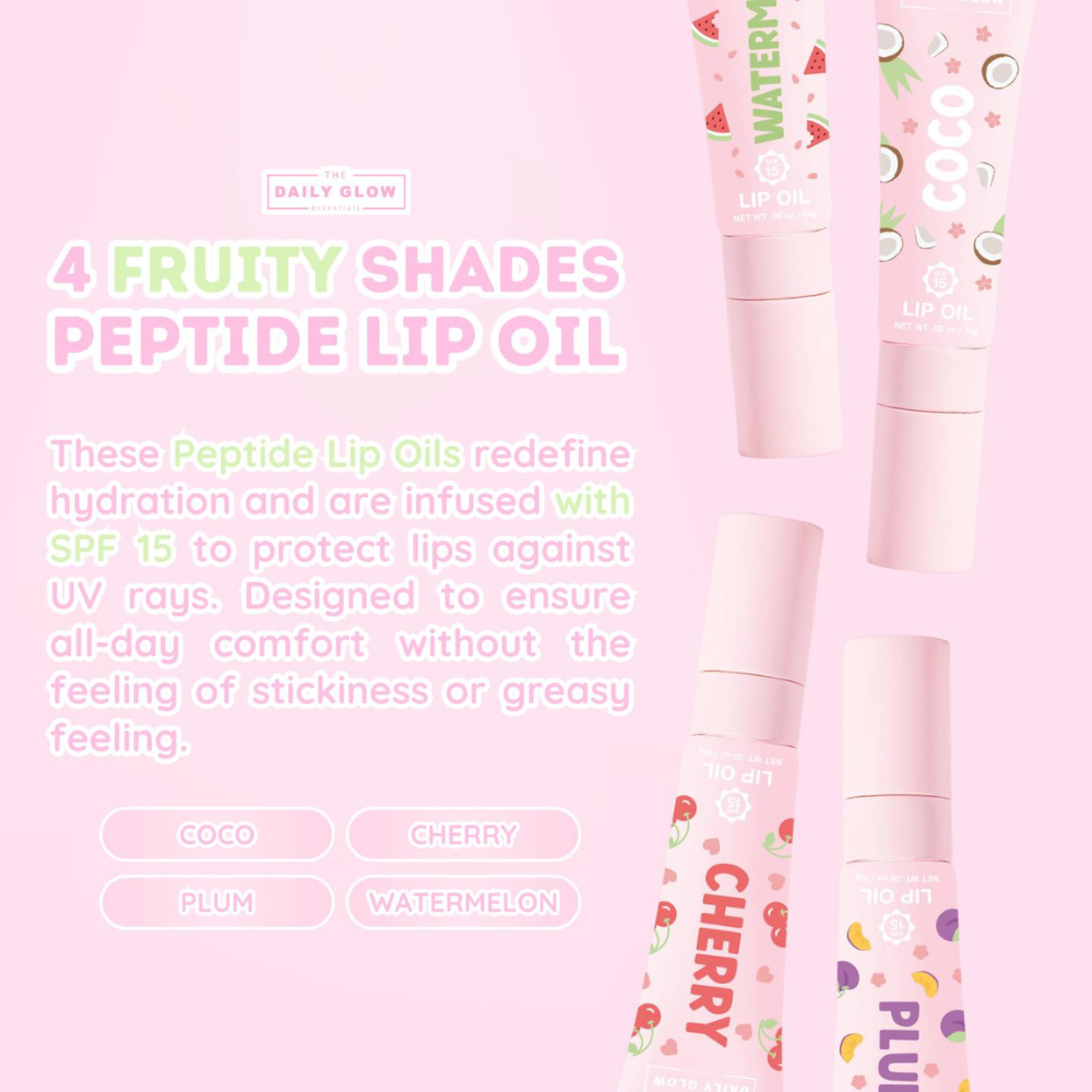 Peptide- Hyaluronic Lip Oil SPF15