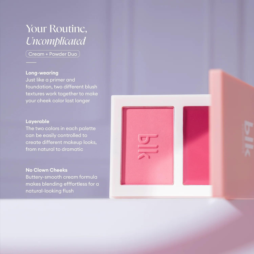 Blk Cosmetics Daydream Dual Blush Palette Powder