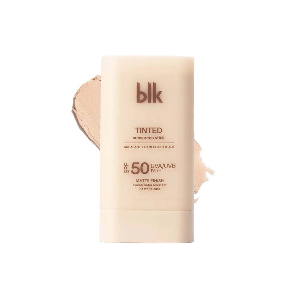 blk cosmetics  tinted Sunscreen Sticks - Matte Finish Sweat/Water Resistant