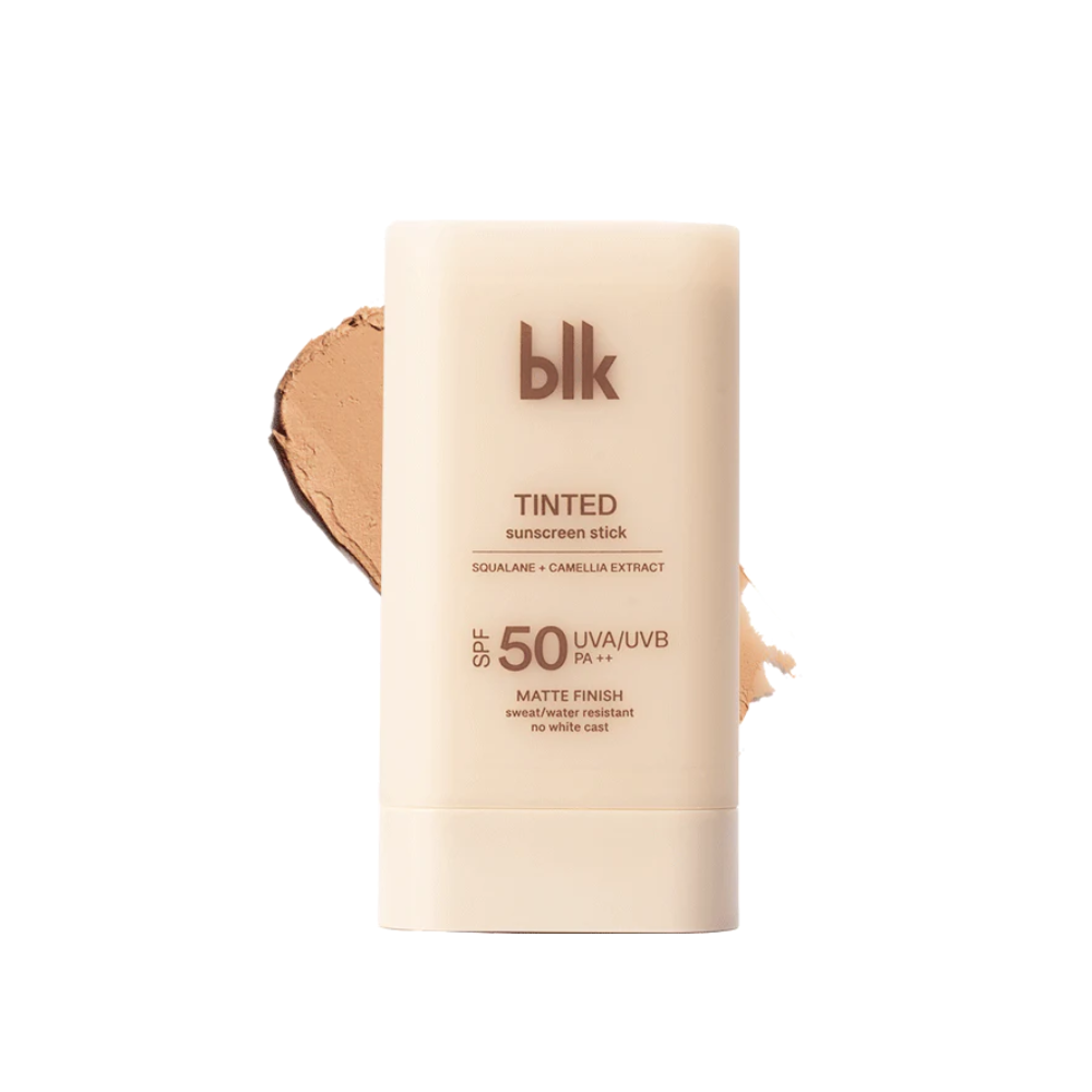 blk cosmetics  tinted Sunscreen Sticks - Matte Finish Sweat/Water Resistant