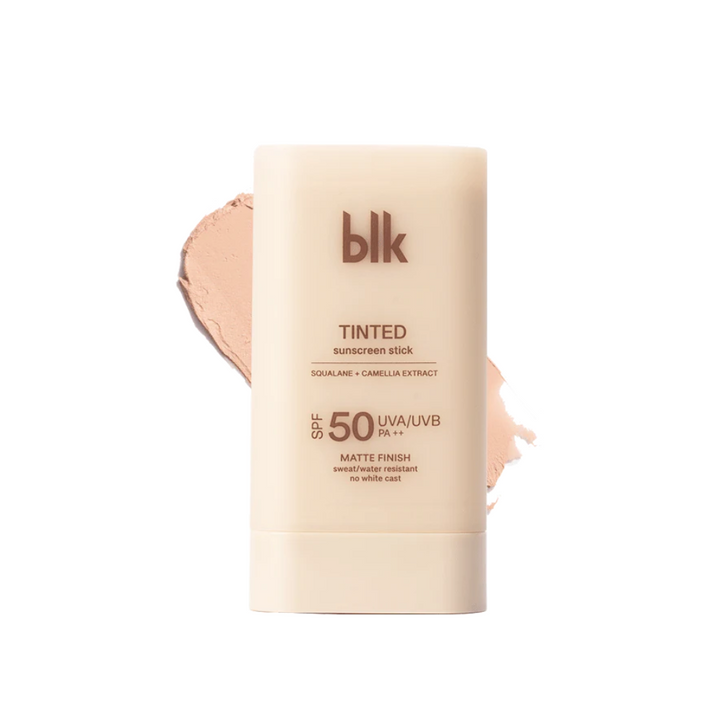 blk cosmetics  tinted Sunscreen Sticks - Matte Finish Sweat/Water Resistant