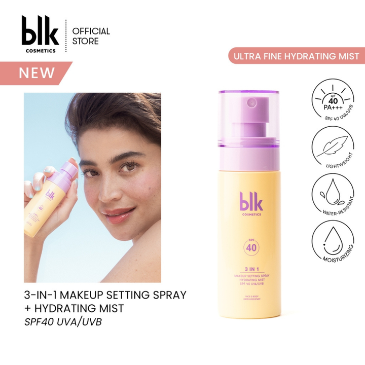 blk cosmetics Fresh Setting Spray Sun Mist SPF 40