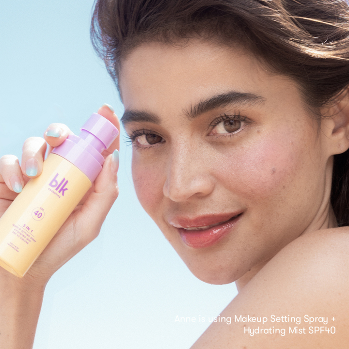 blk cosmetics Fresh Setting Spray Sun Mist SPF 40 Anne Curtis