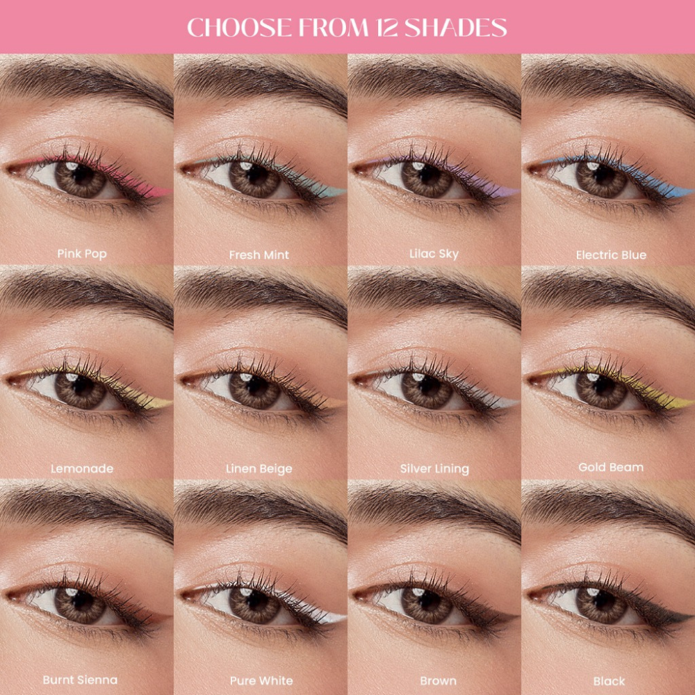 blk cosmetics Fresh Waterproof Gel Eyeliners