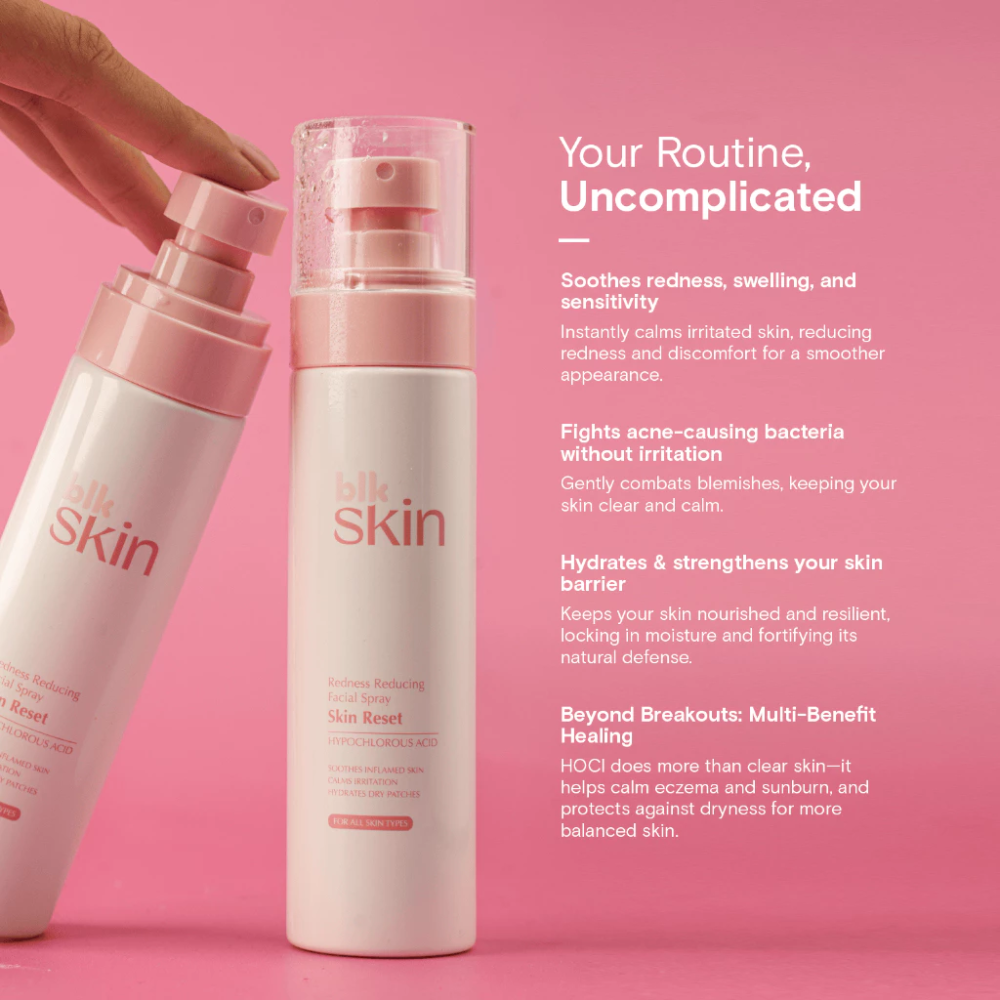 blk skin Skin Reset - Hypochlorous Acid Redness Reducing Facial Spray