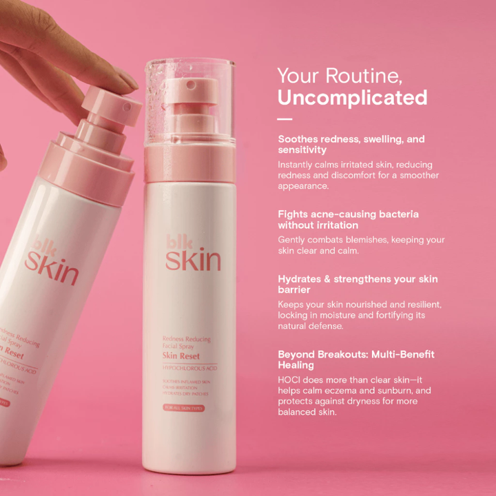 blk skin Skin Reset - Hypochlorous Acid Redness Reducing Facial Spray