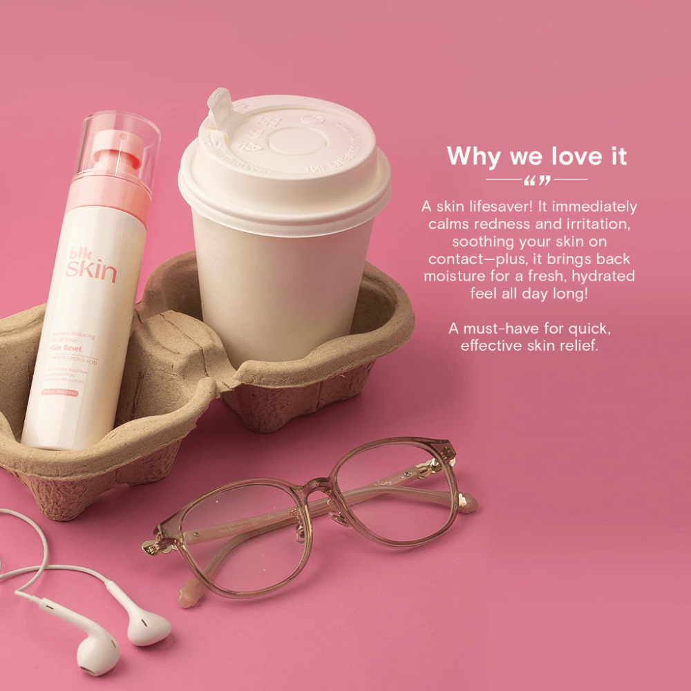 blk skin Skin Reset - Hypochlorous Acid Redness Reducing Facial Spray