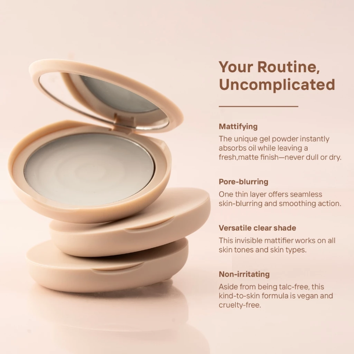 Blk Cosmetics Invisible Matte Gel Powder