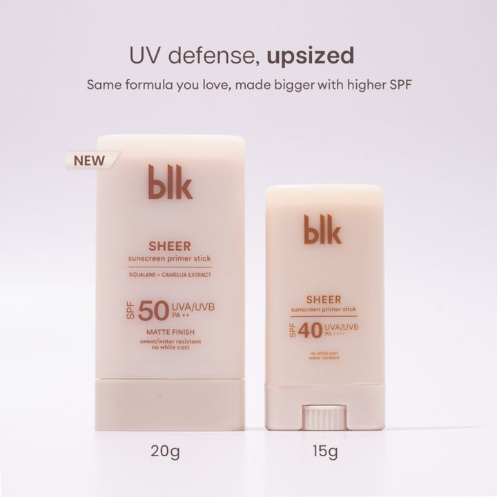 blk cosmetics Universal Sheer Sunscreen Primer Stick 20g