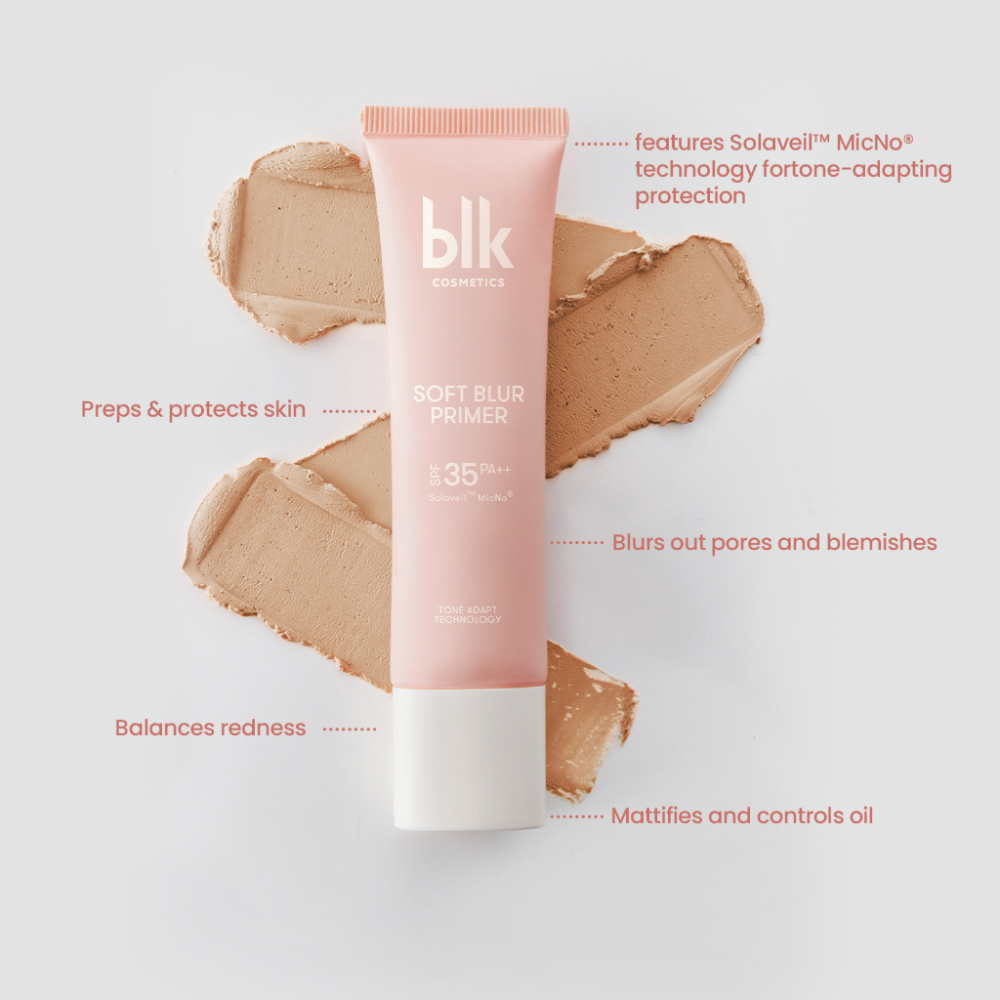 blk cosmetics Daydream Soft Blur Primer with Color Adapt Technology SPF 35