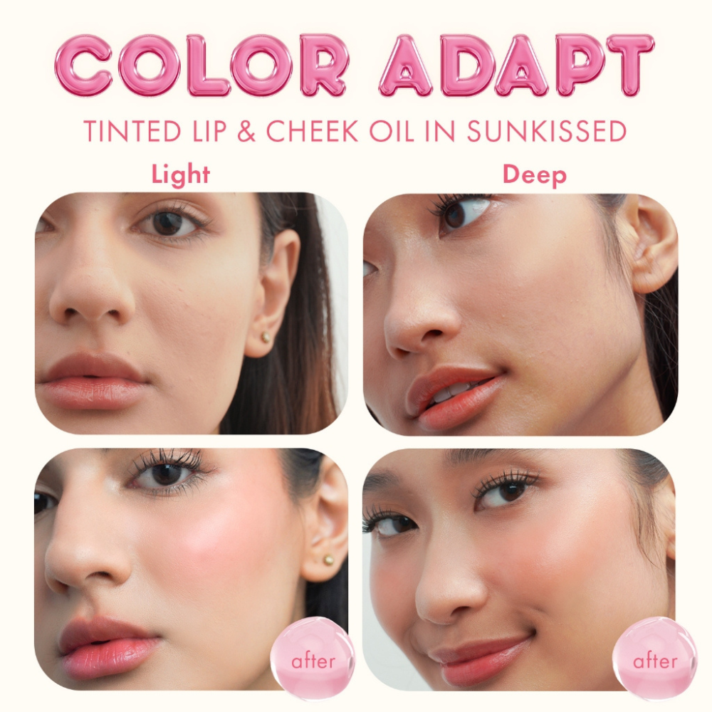 blk cosmetics Fresh Color Adapting Lip and Cheek Oil - Sunkissed