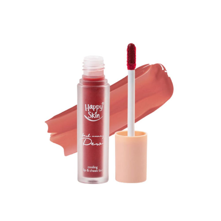 Happy Skin Fresh Morning Dew Cooling Lip & Cheek Tint - Cinnamon