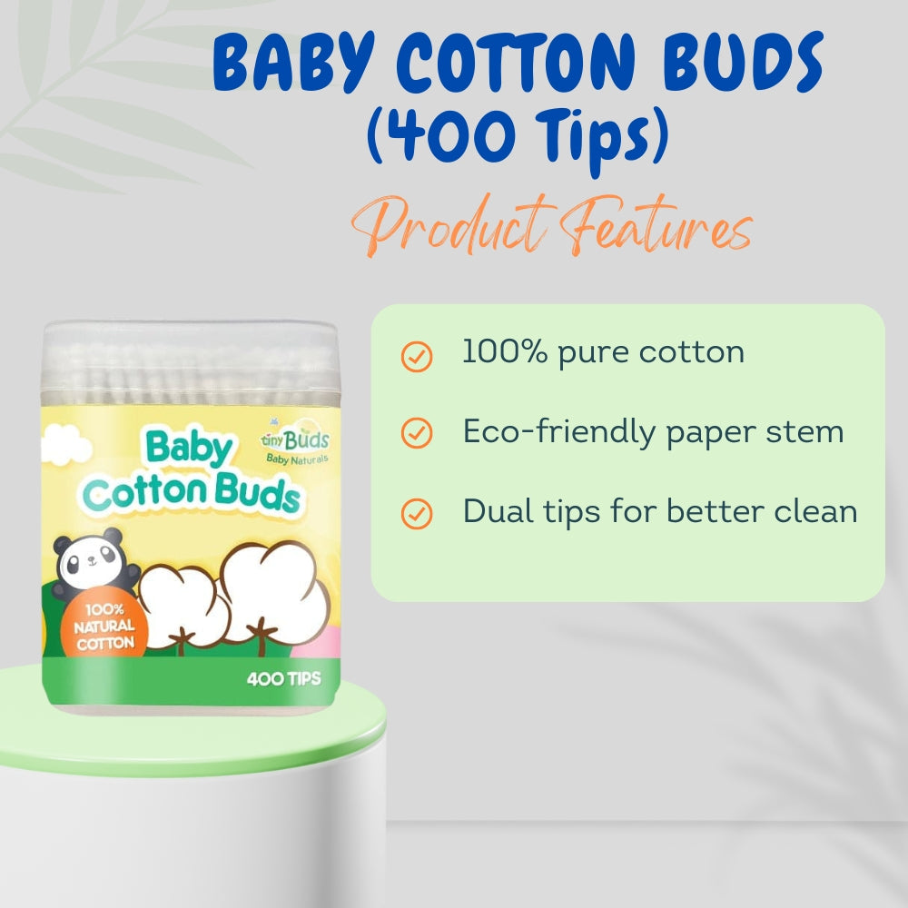 Baby Cotton Buds - 400 Tips