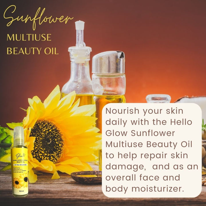Hello Glow Sunflower Multiuse Beauty Oil 100ml