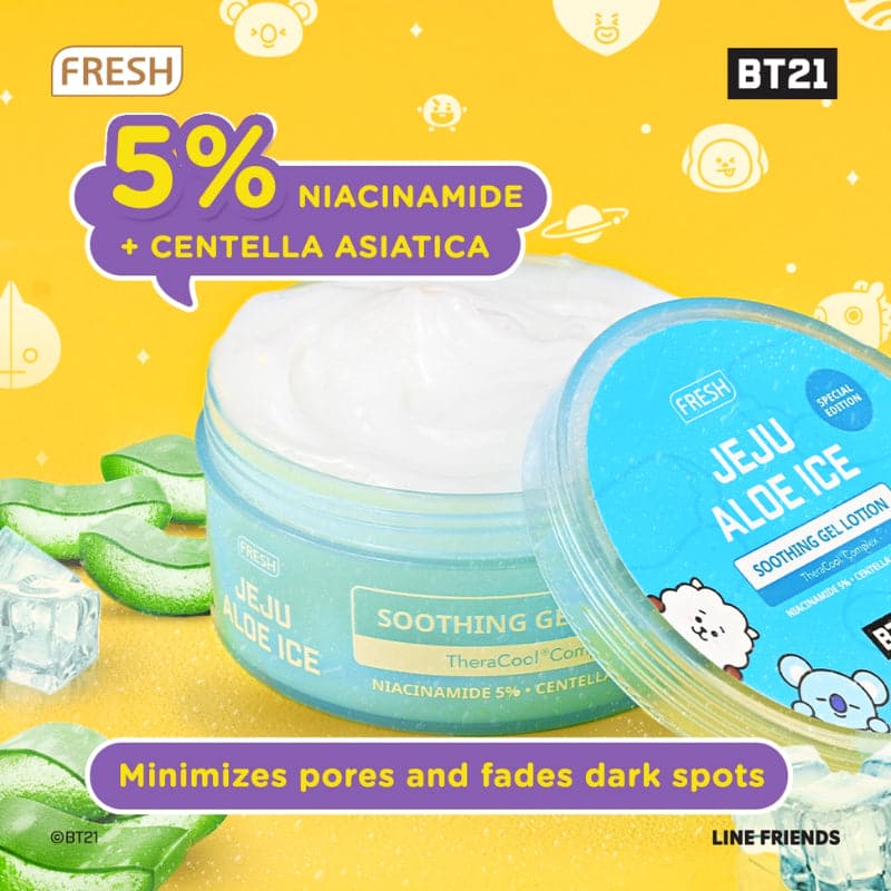 FRESH Jeju Aloe Ice Soothing Gel Lotion 300ML