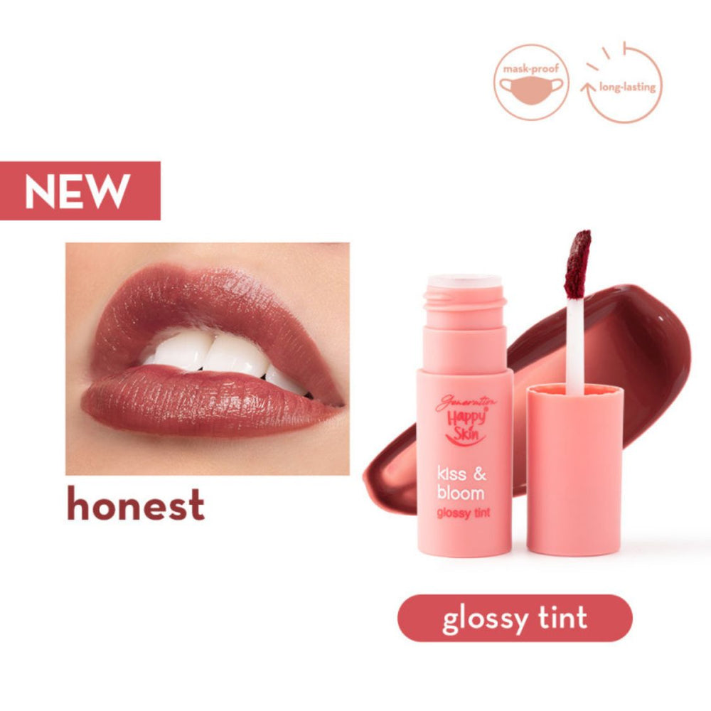 Happy Skin Kiss & Bloom Glossy Tint - Honest