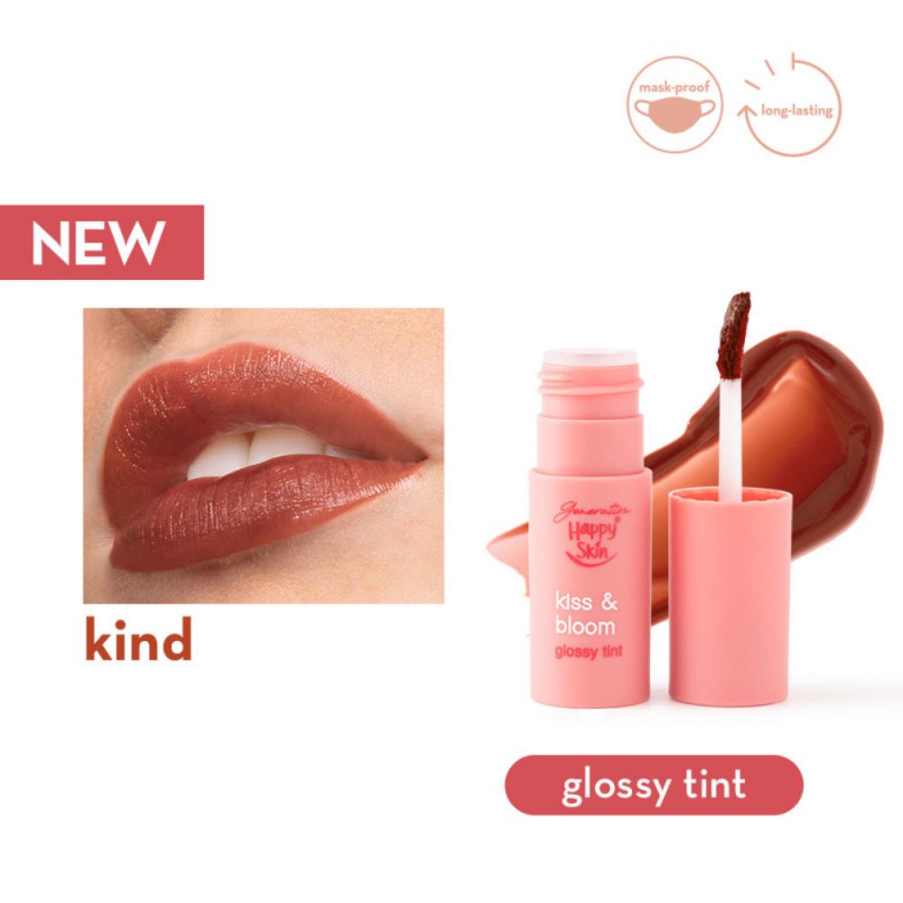 Happy Skin Kiss & Bloom Glossy Tint - Kind