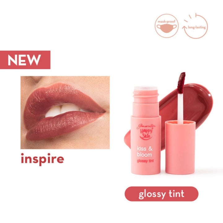 Happy Skin Kiss & Bloom Glossy Tint - Inspire