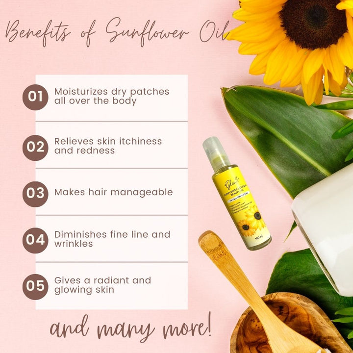 Hello Glow Sunflower Multiuse Beauty Oil 100ml