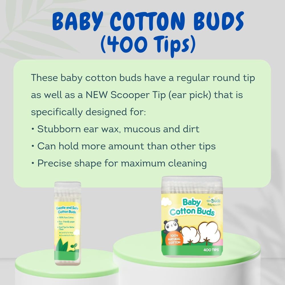 Baby Cotton Buds - 400 Tips