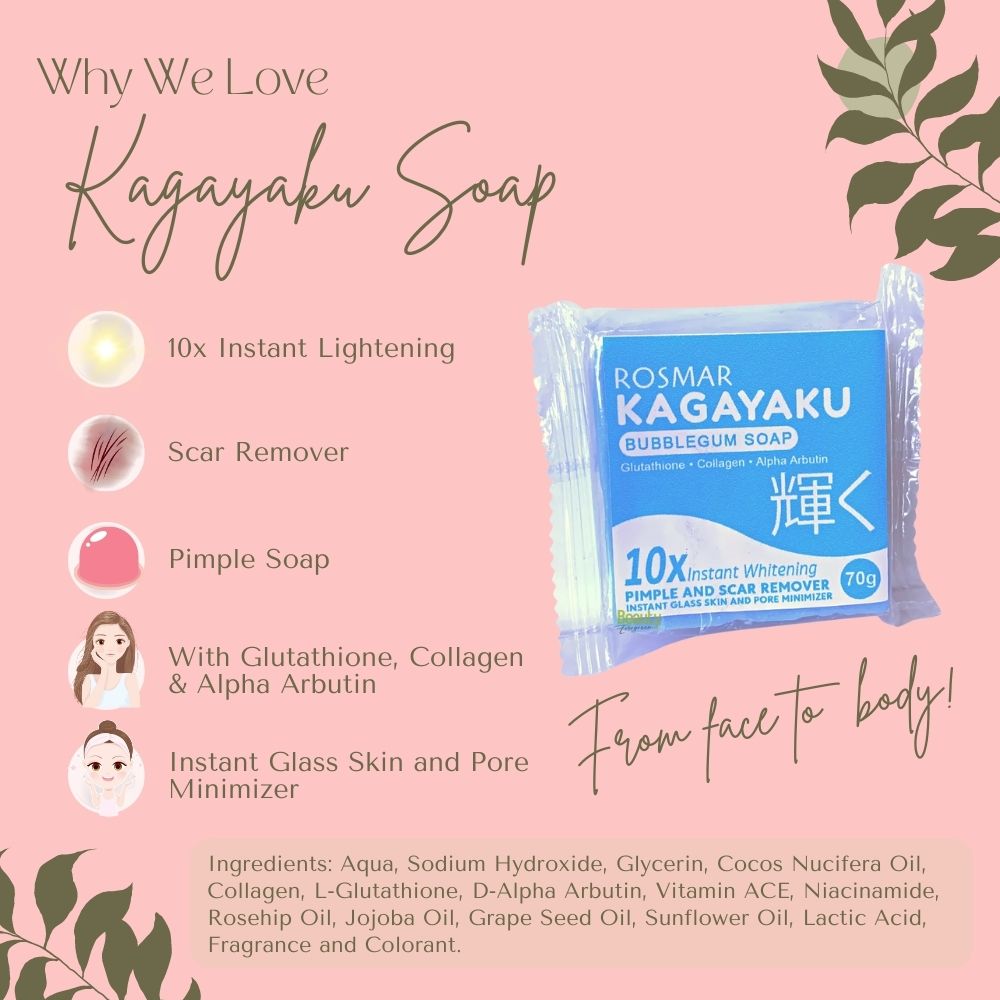 Rosmar Kagayaku Bubblegum Soap 70G