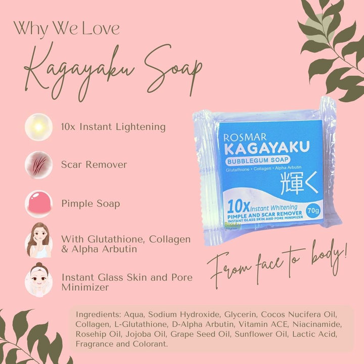 Rosmar Kagayaku Bubblegum Soap 70G