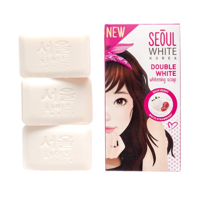 Seoul White Korea Double White Whitening Soap 90g x 3