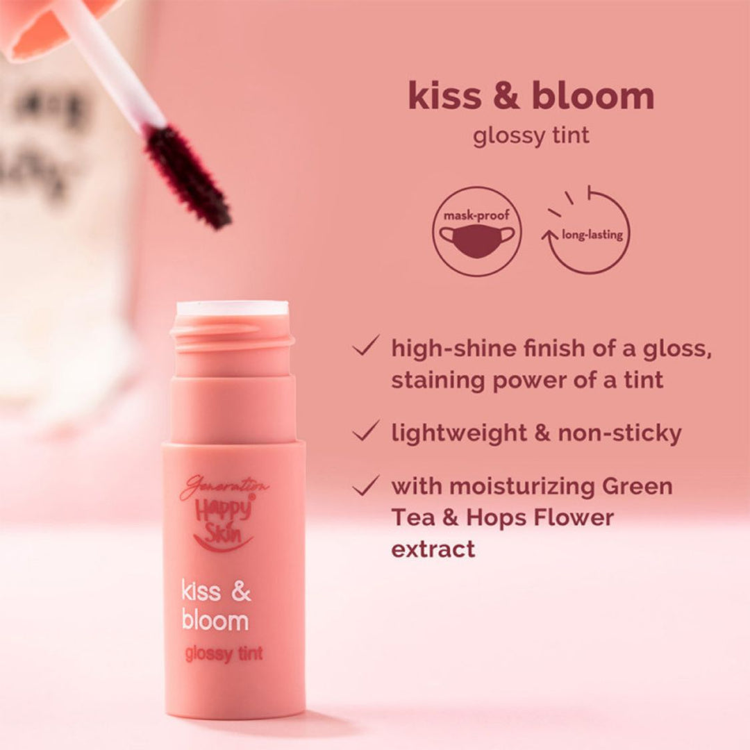 Happy Skin Kiss & Bloom Glossy Tint - Honest