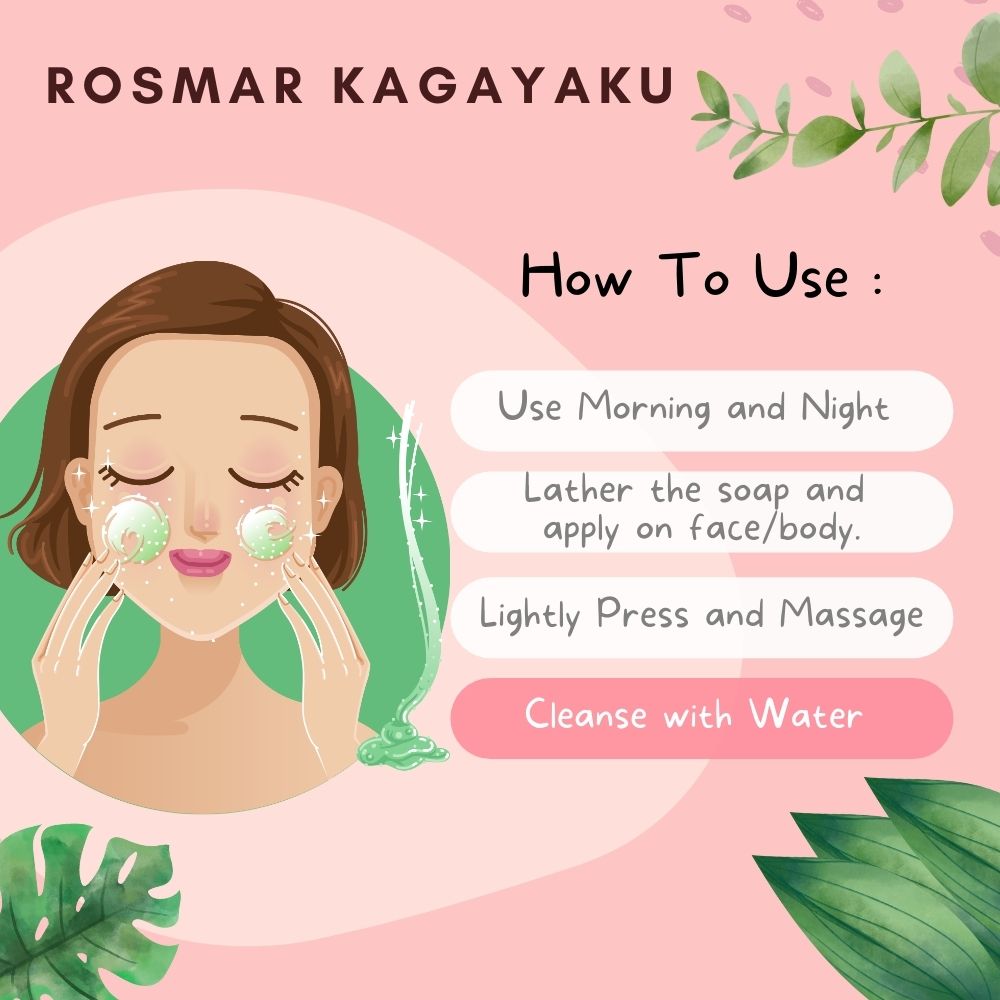 Rosmar Kagayaku Brightening Soap 70G